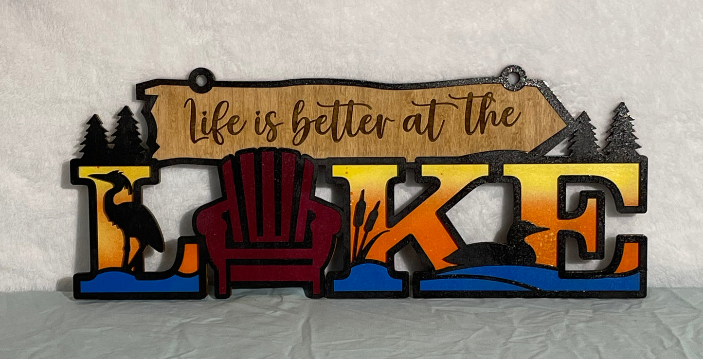 Lake Sign