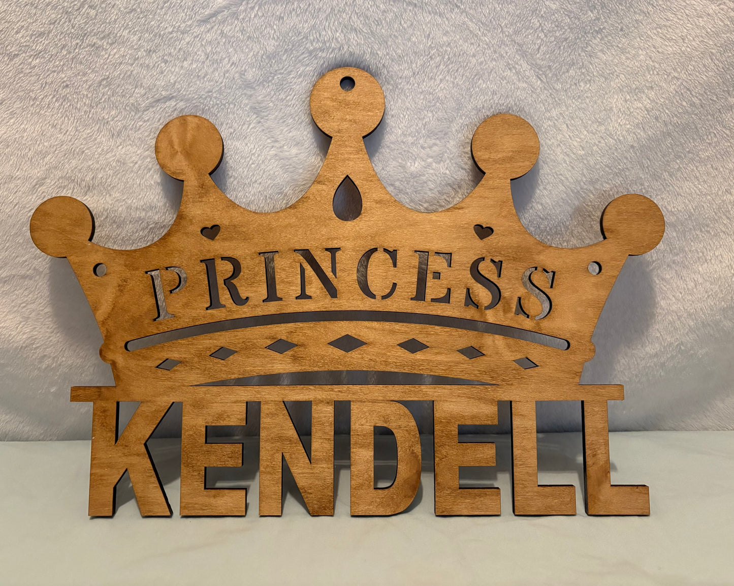 Wooden Princess Sign