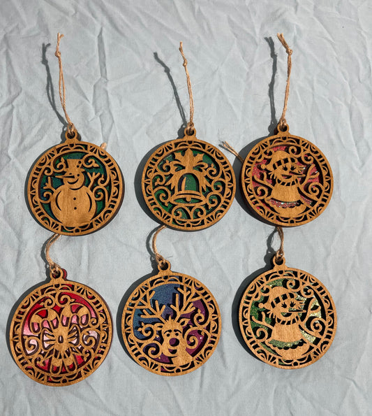 Glitter Christmas Ornaments