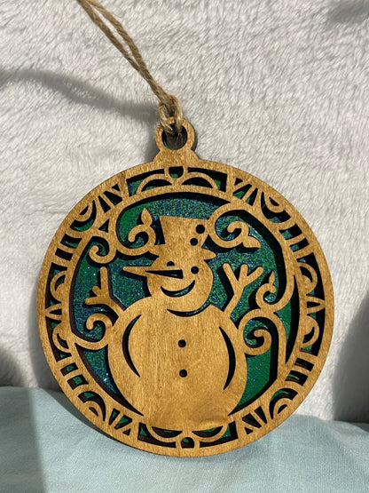 Glitter Christmas Ornaments