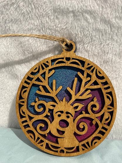 Glitter Christmas Ornaments