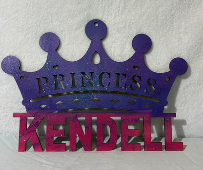 Wooden Princess Sign