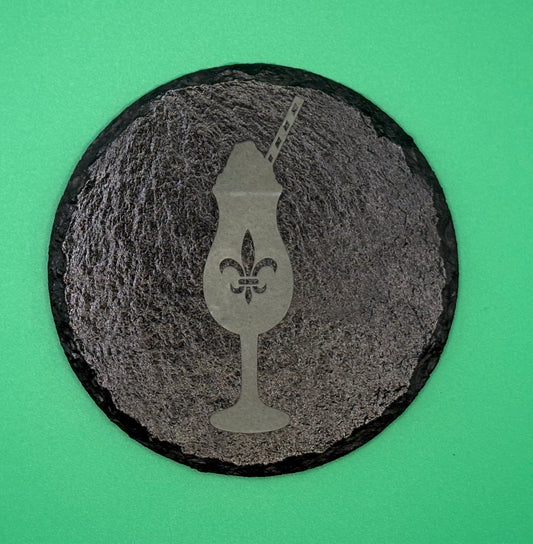 Mardi Gras Round and Square Slate Coasters