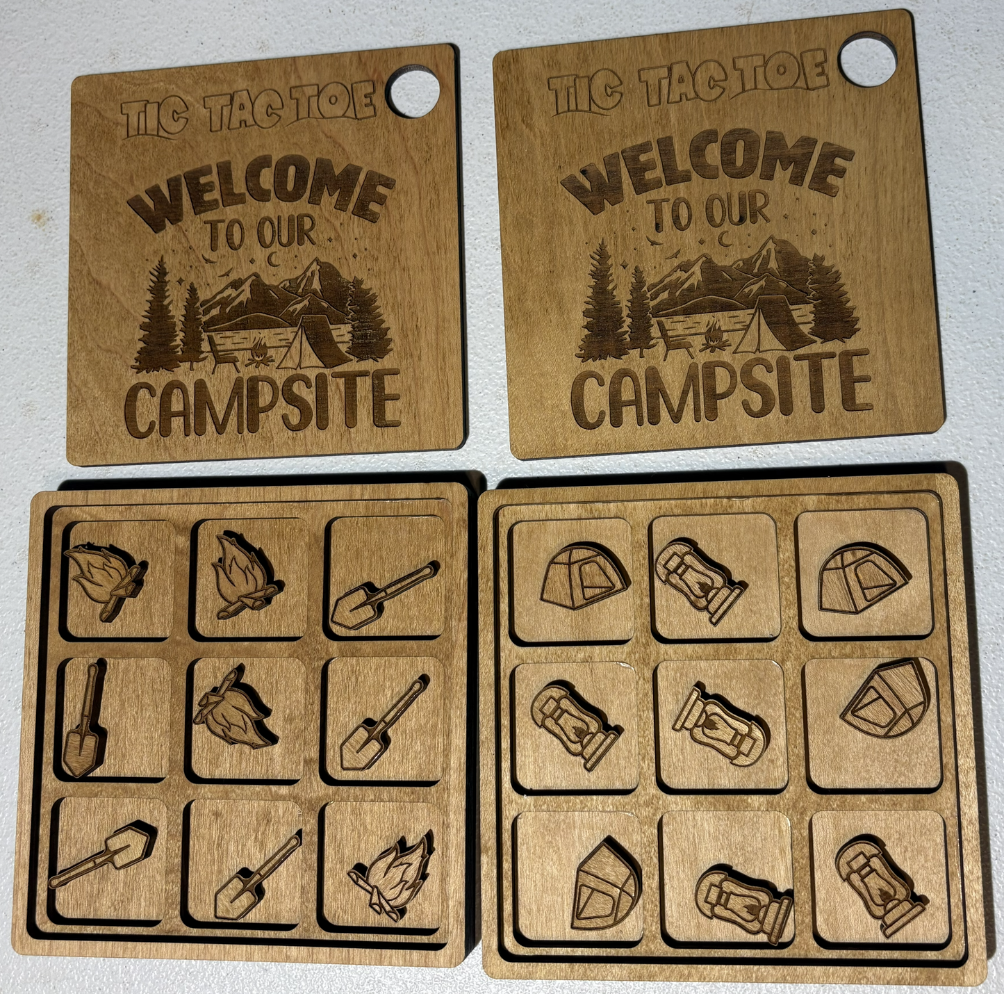 Camping Tic-Tac-Toe
