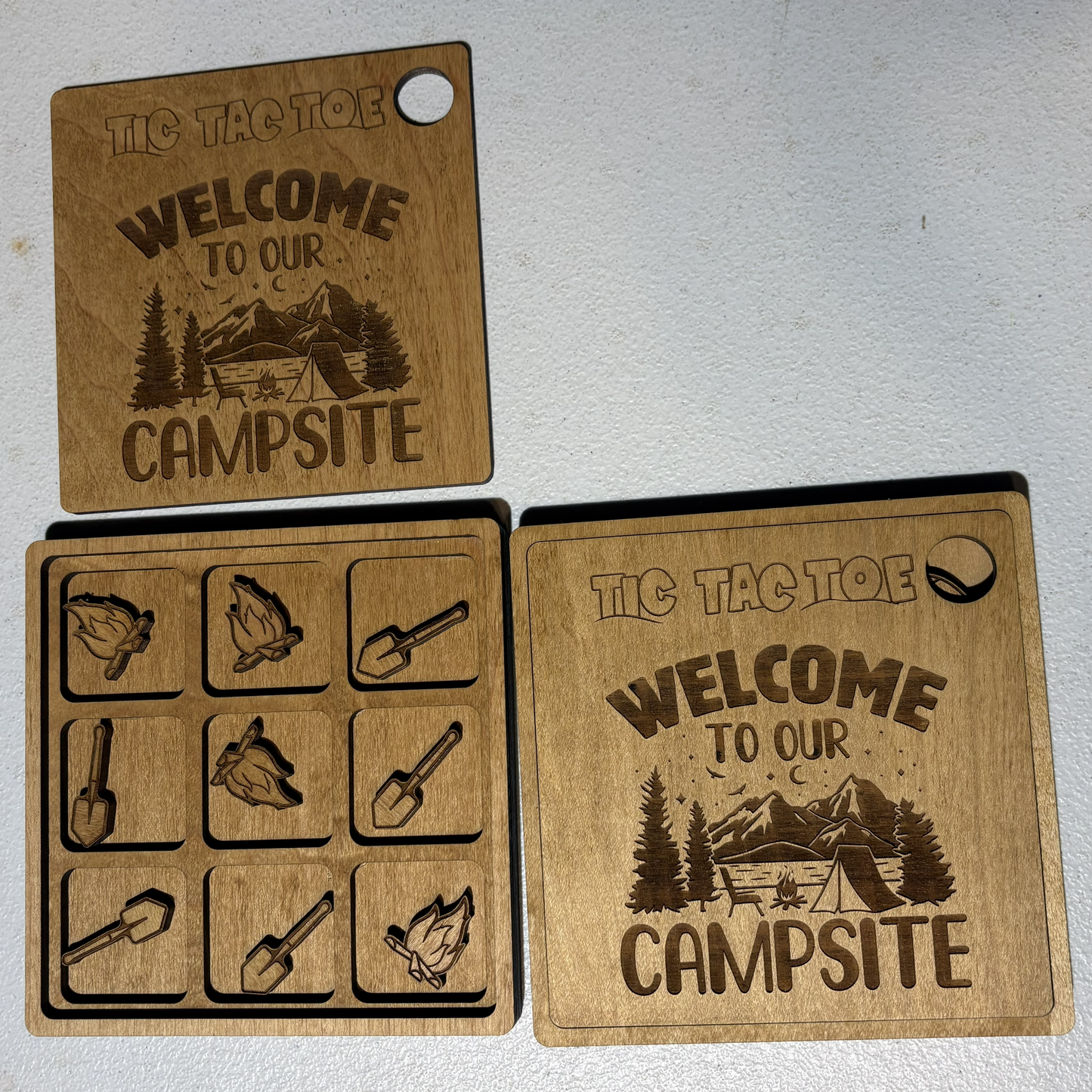 Camping Tic-Tac-Toe