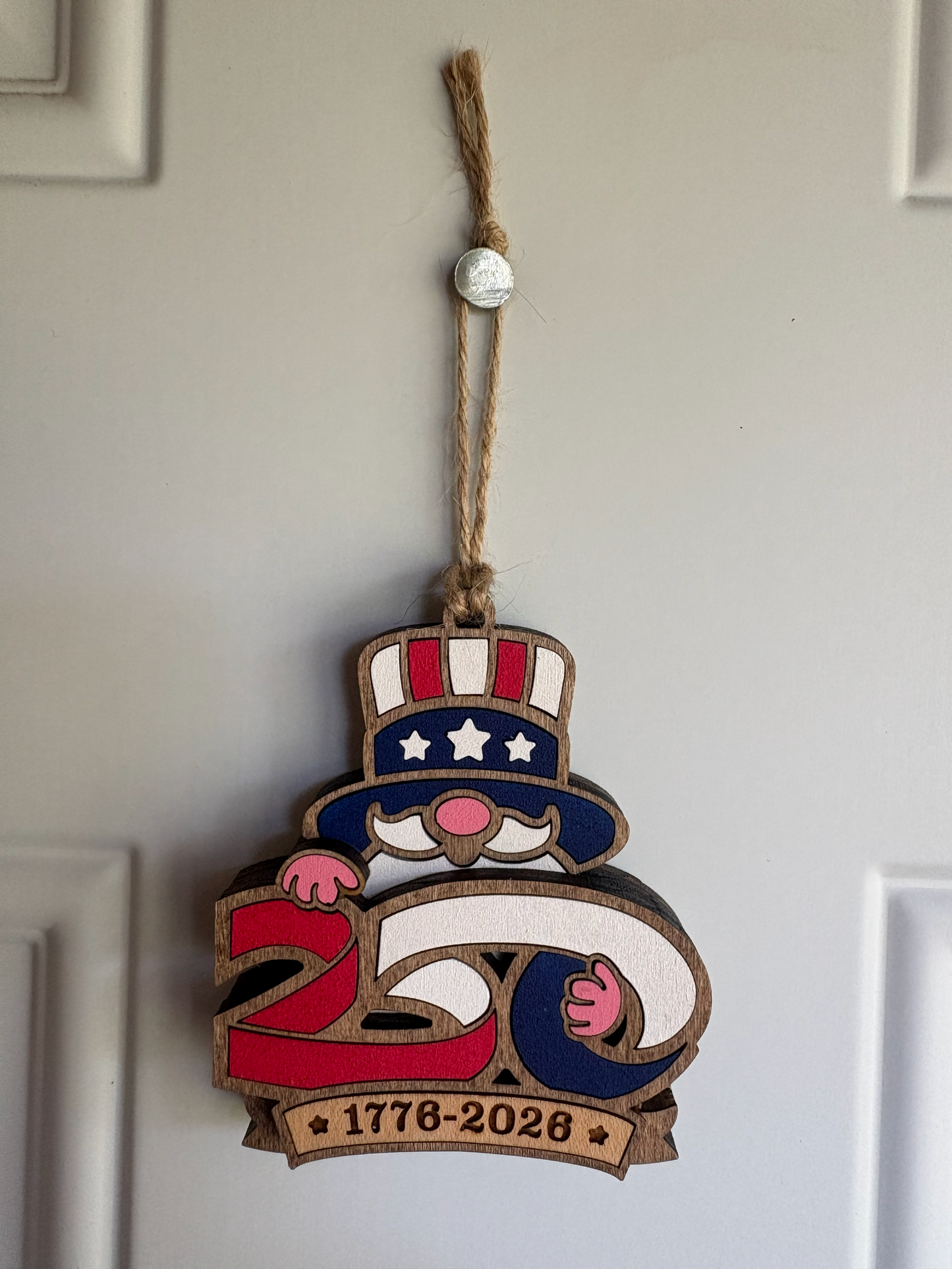 Patriotic Gnome Ornament
