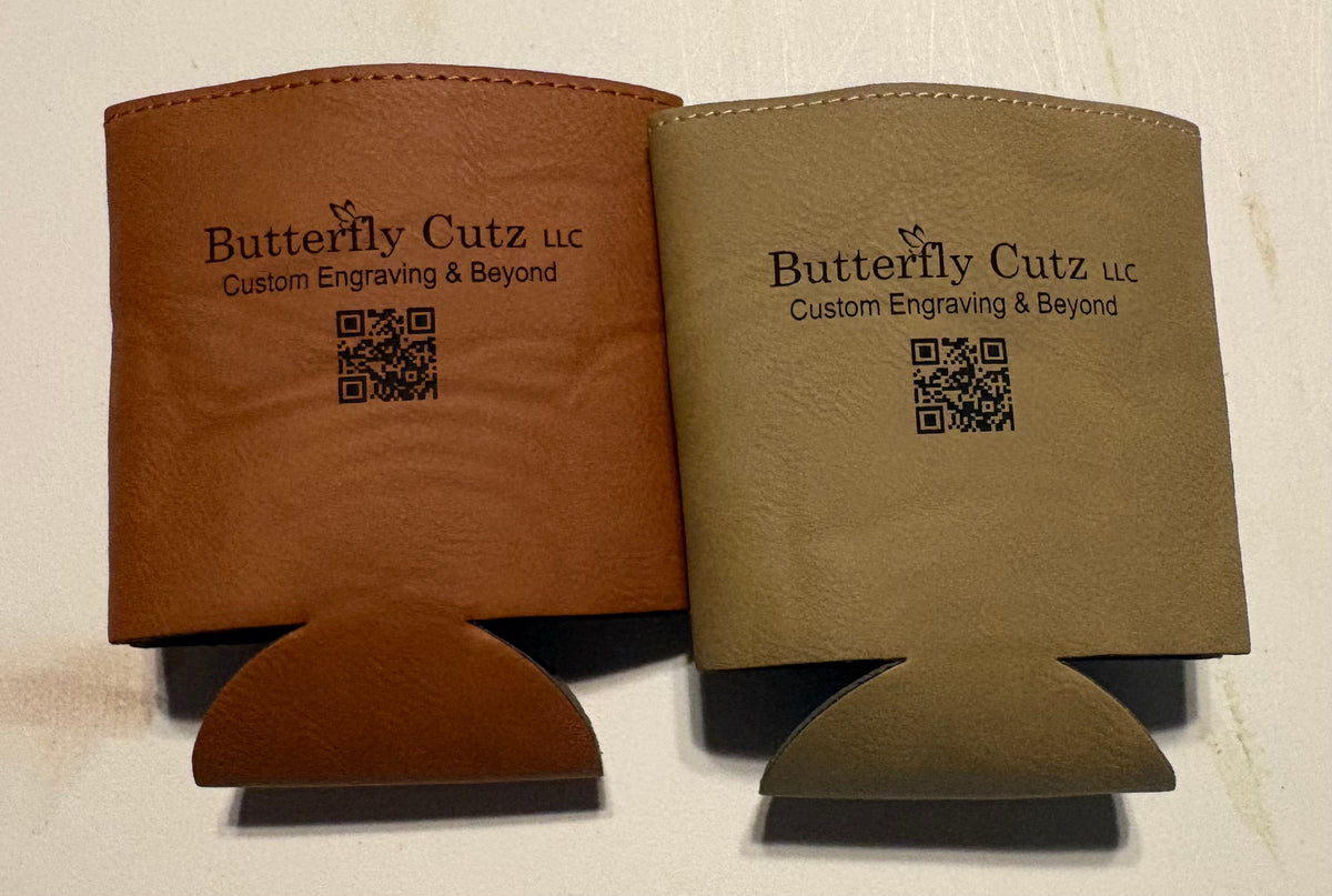 Leatherette Can Coolers