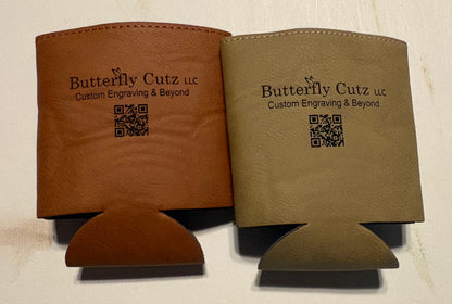Leatherette Can Coolers